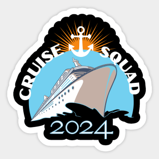 Cruise Squad 2024 Sticker